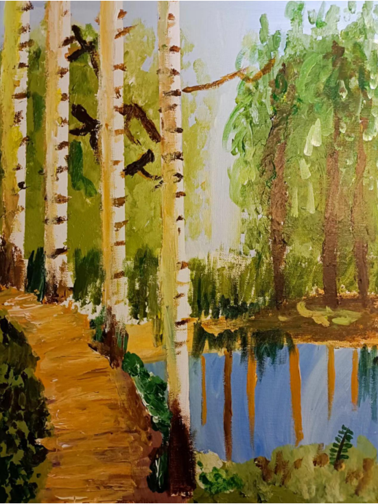 张若淇:碧水绿荫